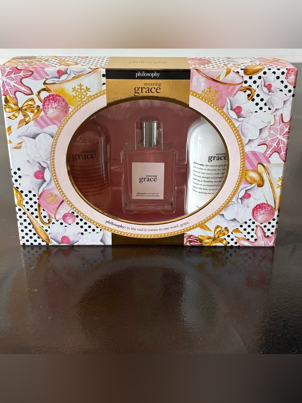 Philosophy Amazing Grace 3 Pc Holiday Gift Set Limited Edition